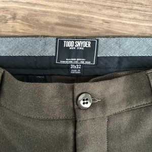Men's TODD SNYDER Officer Pant - Brown